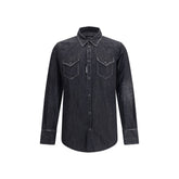 Dsquared² Black Denim Shirt